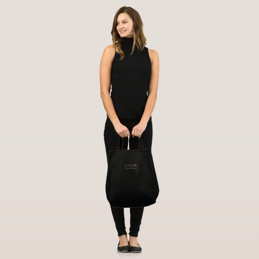 DEGU♡LIFE トートバッグ (正面(モデル))