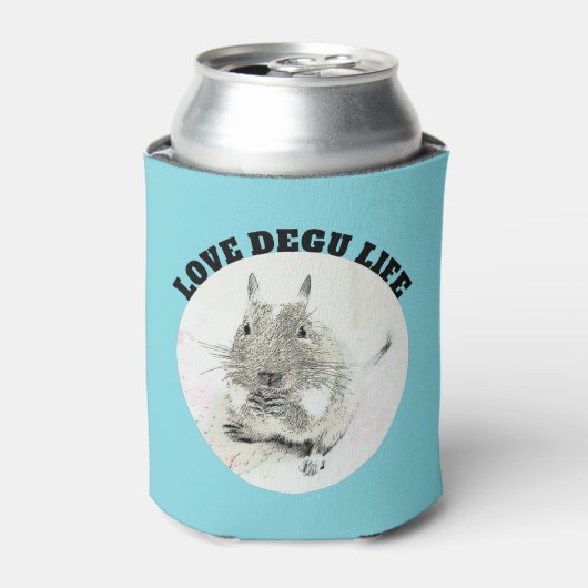 ☆ DEGU LIFE ☆ 缶クーラー (缶正面)