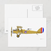 DeHaviland DH-4 Cat009M ポストカード (正面/裏面)
