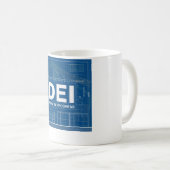 DEI作業設計図テクニカルスケッチMug コーヒーマグカップ (正面右)