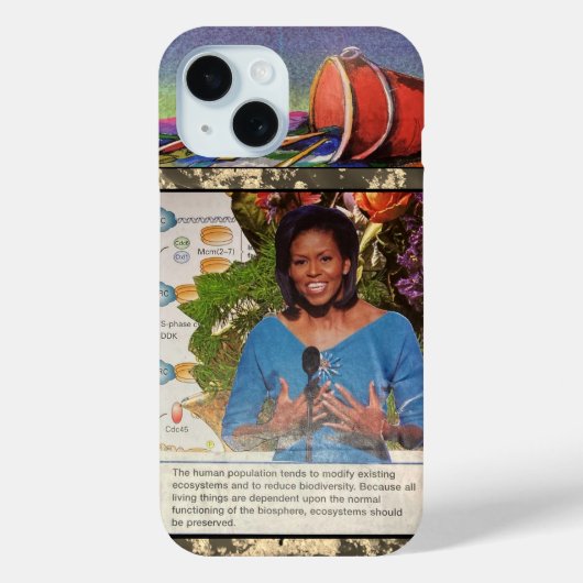 DEI Biodiversity Economics Quote Michelle Obama Case-Mate iPhoneケース (裏面)