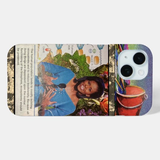 DEI Biodiversity Economics Quote Michelle Obama Case-Mate iPhoneケース (裏面 (横))