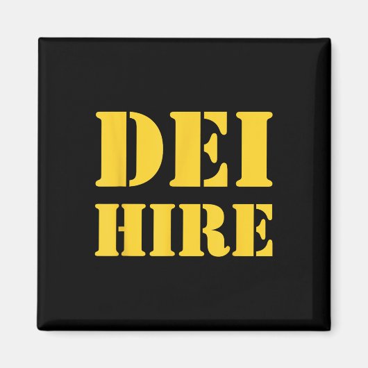 Dei Hire、ダイバーシティ、資本、インクルージョン、アンチ マグネット (正面)