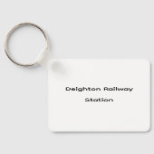 Deighton Railway Station, Huddersfield キーホルダー (裏面)