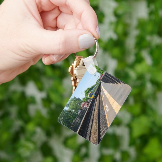 Deighton Railway Station, Huddersfield キーホルダー (手)