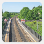 Deighton Railway Station, Huddersfield スクエアシール (正面)