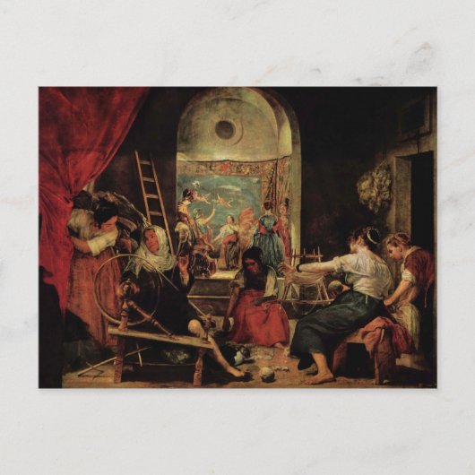 Deigoベラスケスの絵画 ポストカード (正面)