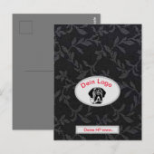  Dein Bild Mastiff Bulldog Logo Postkarte ポストカード (正面/裏面)