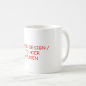 DEIN DESIGN / FOTO TASSE PERSONALISIERT コーヒーマグカップ (正面右)