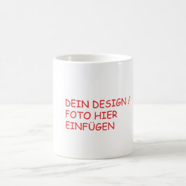 DEIN DESIGN / FOTO TASSE PERSONALISIERT コーヒーマグカップ