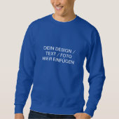 DEIN DESIGN / TEXT/FOTO Herren Sweatshirt Pullover スウェットシャツ (正面)