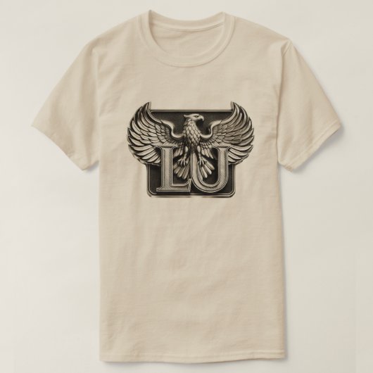 Dein Name ist Lu und hier ist dein Adler Design Tシャツ (デザイン正面)