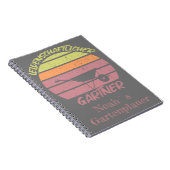 dein Name personalisierbares Design Gärtner ノートブック (右側)