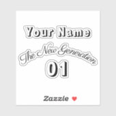 "Dein Name" - The New Generation 01 -  シール (シート)