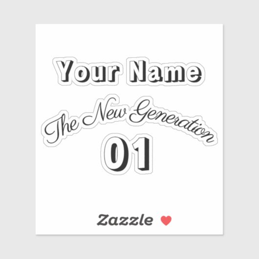 "Dein Name" - The New Generation 01 -  シール (シート)