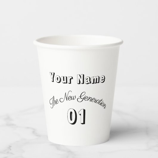 "Dein Name" - The New Generation 01 -  紙コップ (正面)