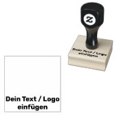 DEIN TEXT / LOGO Business custom Rubber Stamp  ラバースタンプ (押印)