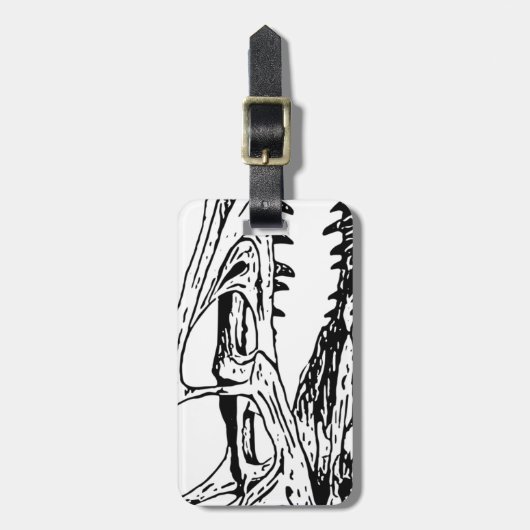 Deinonychus ラゲッジタグ (正面縦)