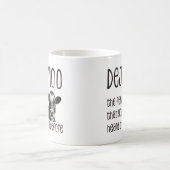 Deja -モー前にその雄牛を聞いたことがある コーヒーマグカップ (中央)