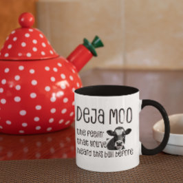 Deja -モー前にその雄牛を聞いたことがある コーヒーマグカップ