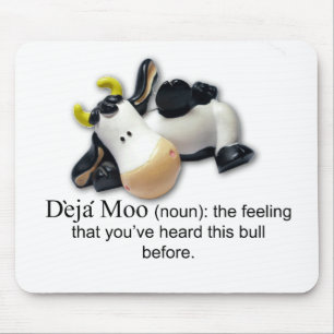 Deja Moo マウスパッド