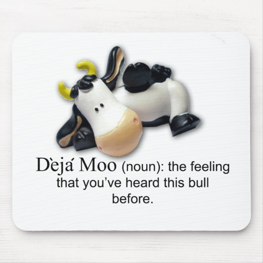 Deja Moo マウスパッド (正面)
