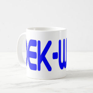 DEK-WORX EVAフォームカッティングサービス会社ロゴ コーヒーマグカップ