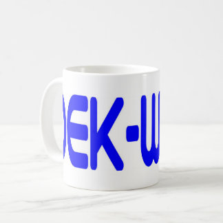 DEK-WORX EVAフォームカッティングサービス会社ロゴ コーヒーマグカップ
