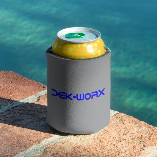 DEK-WORX EVAフォームカッティングサービス会社ロゴ 缶クーラー (インサイチュ プール)