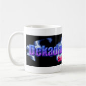 Dekadanceラジオネットワークのマグ コーヒーマグカップ (左)