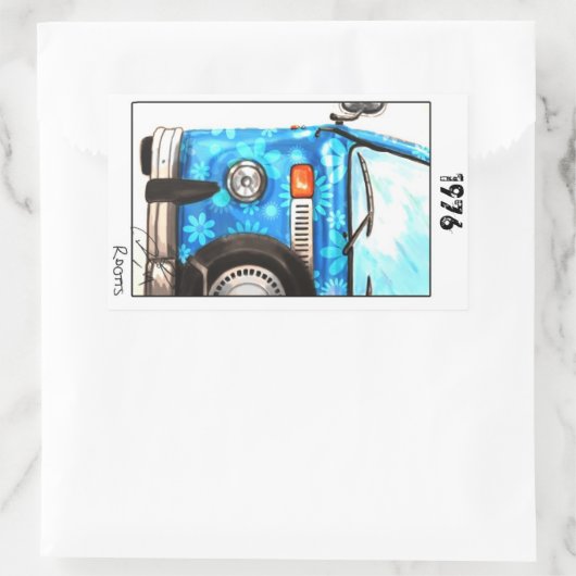 Dekal 長方形シール (バッグ)