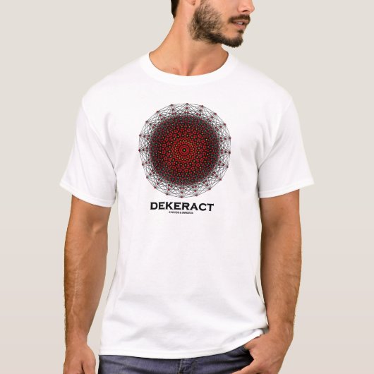 Dekerat (10次元のHypercube) Tシャツ (正面)