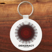 Dekerat (10次元ハイパーキューブ) キーホルダー (正面)
