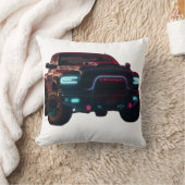 Deko Kissen Dodge TRX Neon Truck クッション (ブランケット)