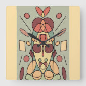 Dekokissen スクエア壁時計 (正面)