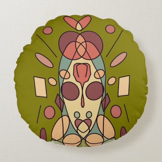 Dekokissen ラウンドクッション (正面)