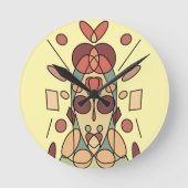 Dekokissen ラウンド壁時計 (正面)