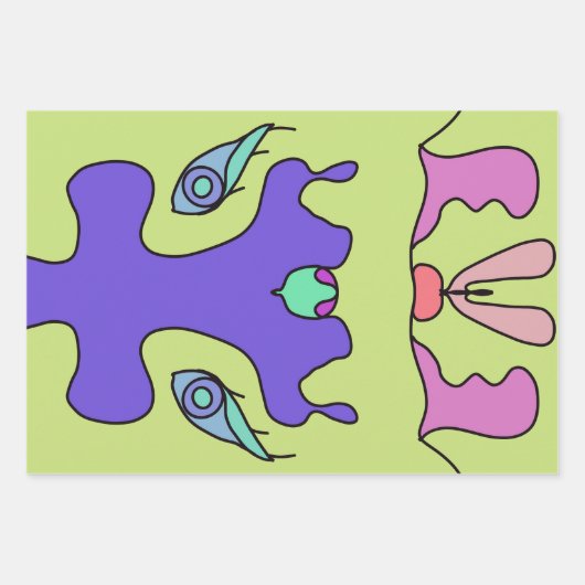 Dekokissen ラッピングペーパーシート (正面)