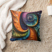 Dekokissen: fraktales modernes design, farbenfroh  クッション (ブランケット)