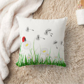 Dekokissen "FRÜHLINGSWIESE" クッション (ブランケット)