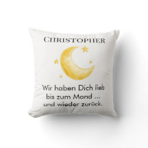 Dekokissen mit Name individuell