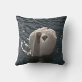 Dekokissen romantischer Schwan クッション (裏面)