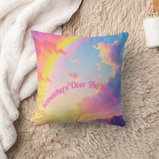 Dekokissen Somewher Over The Rainbow... クッション (ブランケット)