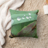 Dekokissen Wassertropfen auf Gras クッション (ブランケット)