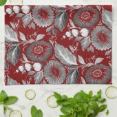 Dekorative Blumen キッチンタオル (折り畳み)