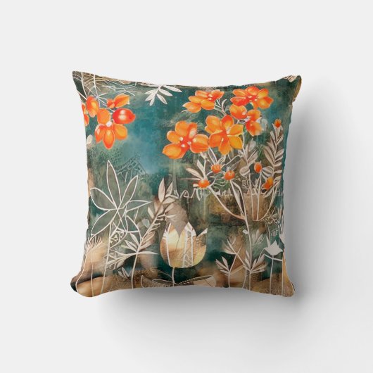 Dekorative Blumen クッション (正面)