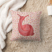 Dekorative rosa Schnecke クッション (ブランケット)