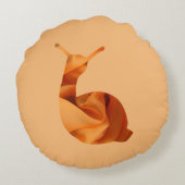 Dekorative Schnecke ラウンドクッション (裏面)