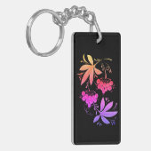 Dekorative Trauben und Blättern  キーホルダー (正面左)