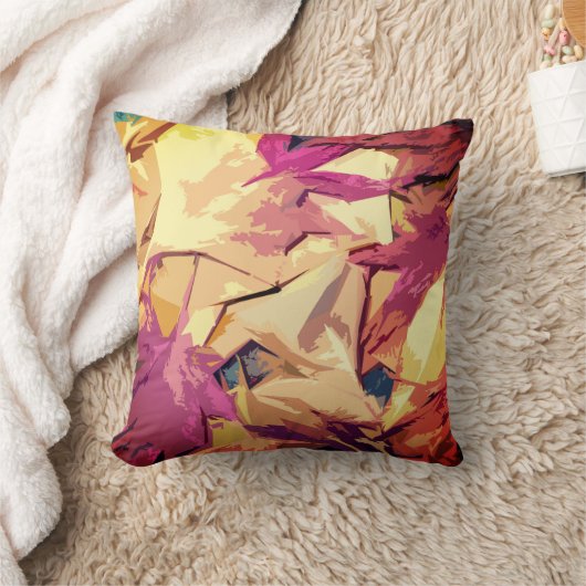 Dekoratives Bild von Herbstblättern クッション (ブランケット)